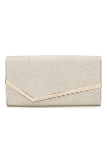 Металлизированный клатч Emmie Jimmy Choo