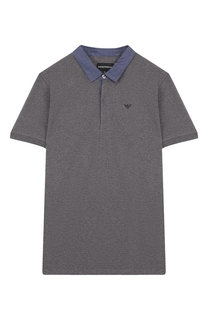 Хлопковое поло Emporio Armani