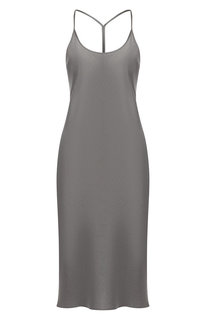 Однотонное платье на тонких бретельках T by Alexander Wang