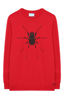 Хлопковый свитшот с принтом Lanvin