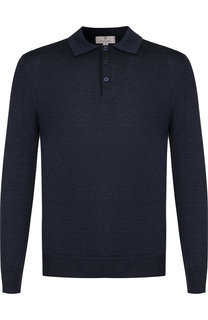 Шерстяное поло с длинными рукавами Canali