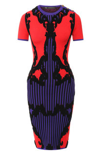 Вязаное платье с круглым вырезом Versace