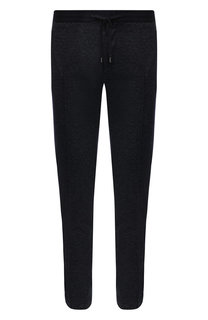 Брюки прямого кроя с поясом на кулиске Emporio Armani