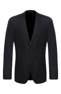 Однобортный пиджак из смеси шерсти и кашемира Lanvin