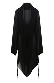 Полупрозрачное платье асимметричного кроя Ann Demeulemeester