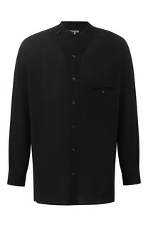 Рубашка с воротником мандарин Yohji Yamamoto