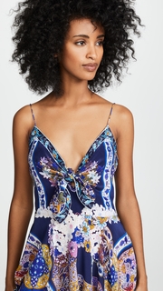 Camilla Short Dress with Tie Front