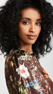 Cynthia Rowley Printed Silk Top
