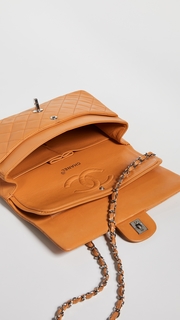 What Goes Around Comes Around Chanel Orange Lamb 2.55 10 Bag