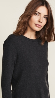 Enza Costa Cashmere Thermal Sweatshirt