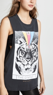 Spiritual Gangster Lion Cut Off Band Tank