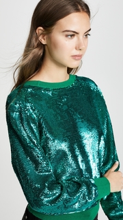 Toga Pulla Sequin Open Back Sweater