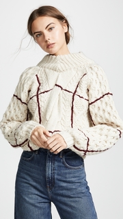 Toga Pulla Back Lace Pullover