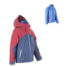 Детская Горнолыжная Куртка All Mountain 990 Синяя Бордо Wedze