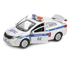 Машинка Технопарк "Kia rio" Полиция, 12 см