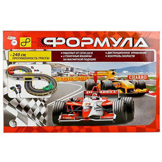 Автотрек Играем вместе с 2-мя машинками, работает от сети