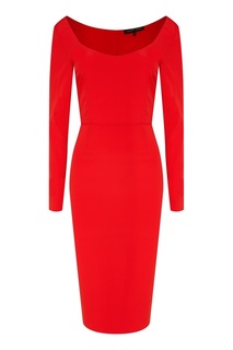 Красное платье из шелка Alexander Terekhov