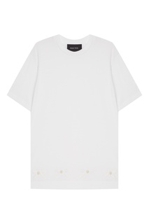 Базовая белая футболка из хлопка Simone Rocha