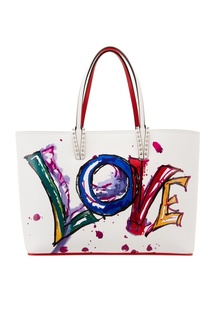 Сумка с принтом Cabata Christian Louboutin