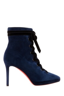 Синие ботильоны Circus nana Christian Louboutin