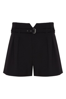 Черные шорты с поясом RED Valentino