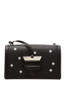 Черная кожаная сумка с отделкой Loewe