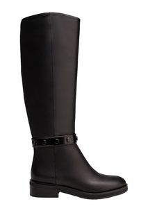 Черные сапоги с заклепками Portal