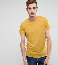 Желтая облегающая меланжевая футболка с логотипом Farah Gloor - Желтый