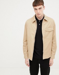 Светло-бежевая куртка на молнии PS Paul Smith - Рыжий