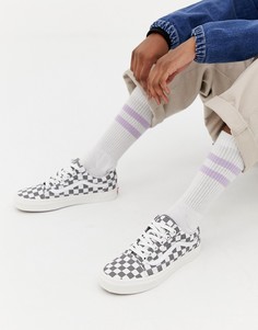 Серые кроссовки в клетку Vans Old Skool - Серый