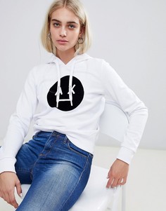Худи с логотипом Armani Exchange - Белый