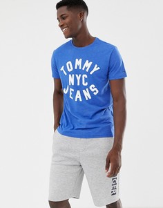Футболка с логотипом Tommy Hilfiger - Синий
