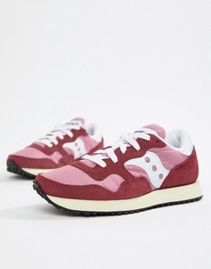 Розовые кроссовки в винтажном стиле Saucony DXN - Розовый