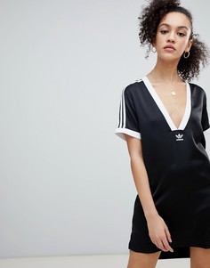 Черное платье adidas Originals Fashion League - Черный