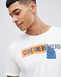 Футболка с графическим принтом Jack & Jones Core - Белый