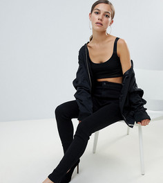 Суперэластичные джинсы скинни Missguided petite - Черный