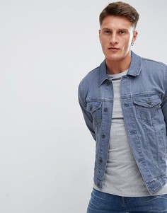 Синяя узкая джинсовая куртка ASOS DESIGN - Синий