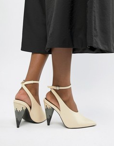 Туфли на высоком каблуке ASOS DESIGN Patience - Белый
