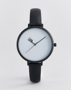 Черные часы со спящей пандой ASOS DESIGN - Черный