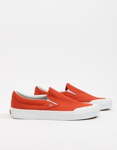 Оранжевые кеды-слипоны Vans Classic 138 VA3TKBU7W - Оранжевый