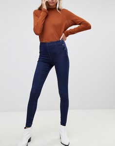 Супероблегающие джинсы Pieces Paro - Темно-синий