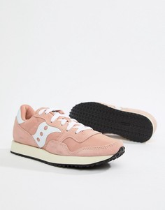 Белые кроссовки в винтажном стиле Saucony DXN - Белый