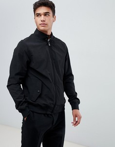 Черная куртка Харрингтон Burton Menswear - Черный