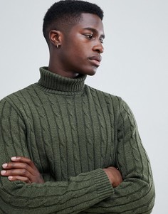 Водолазка цвета хаки ASOS DESIGN - Зеленый
