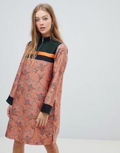 Платье в стиле колор блок Maison Scotch - Мульти