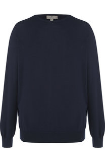 Хлопковый джемпер тонкой вязки Canali