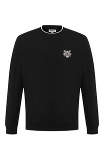 Хлопковый джемпер с аппликацией Kenzo