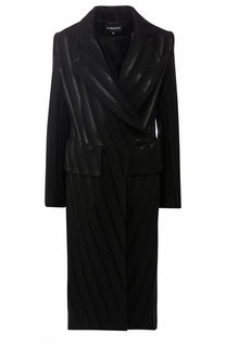Шерстяное пальто с отложным воротником Ann Demeulemeester