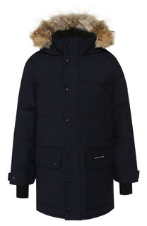 Пуховая парка Emory на молнии с меховой отделкой капюшона Canada Goose