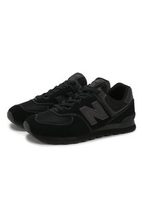 Комбинированные кроссовки 574 на шнуровке New Balance